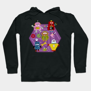 Robots Vintage Hoodie